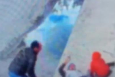 Kornaya bastı ama otomobile çarpmaktan kurtulamadı