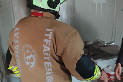 Kumlu’da ev yangını