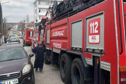 Kurutma makinesinden çıkan duman paniğe neden oldu