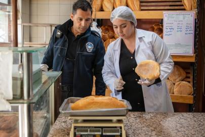 Kuşadası’nda fırınlar denetlendi