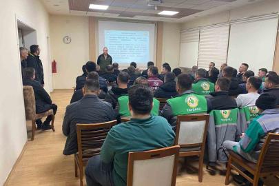 Kütahya OBM’de araç şoförleri ve operatörlere eğitim verildi