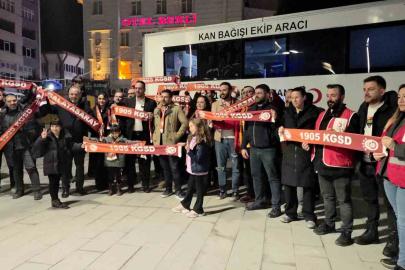 Kütahya’da Galatasaraylılardan kan bağışı seferberliği