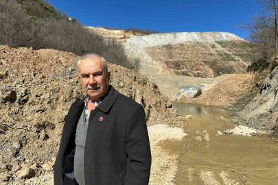 Maden ocağının atıkları suya ve toprağa karışmaya devam ediyor