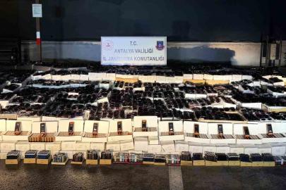 Manavgat’ta 25,5 milyonluk kaçak ürün operasyonu