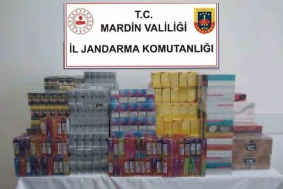 Mardin’de 10 bin paket kaçak sigara ele geçirildi