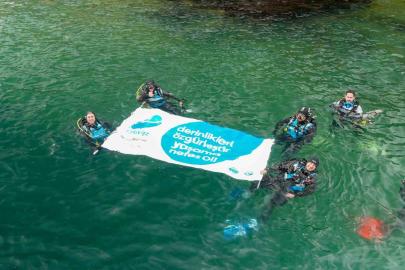 Marmara’nın derinliklerindeki "Hayalet Ağ" tehdidine sanat dokunuşu: Çıkarılan ağlar sanat eserine dönüştü
