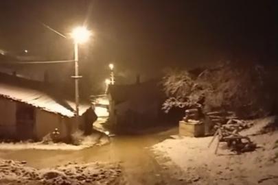 Mart ayında Tavşanlı’ya kar sürprizi