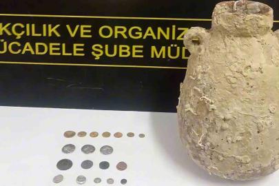 Mersin’de yurt dışına kaçırılmak istenilen binlerce tarihi eser ele geçirildi