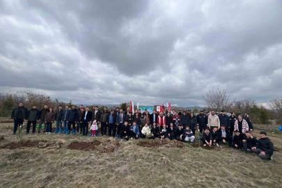 Mihalıççık’ta 100 fidan toprakla buluştu