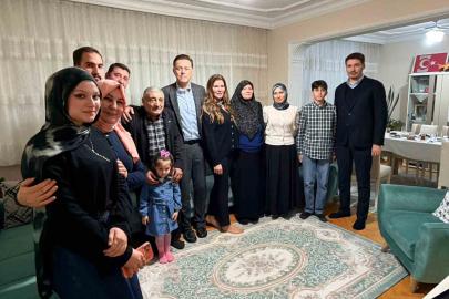 Milletvekili Hatipoğlu, iftarda şehit ailesine misafir oldu