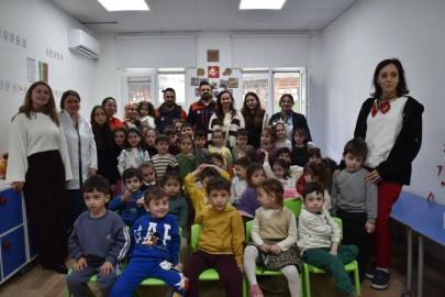 Miniklere deprem bilinci aşılandı