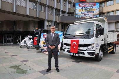 Nazilli Belediyesi’nden 23 ayda 23 yeni araç