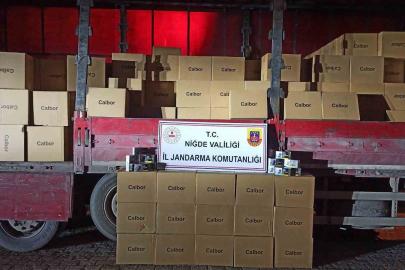 Niğde’de 8 milyon 800 bin kaçak sigara ele geçirildi
