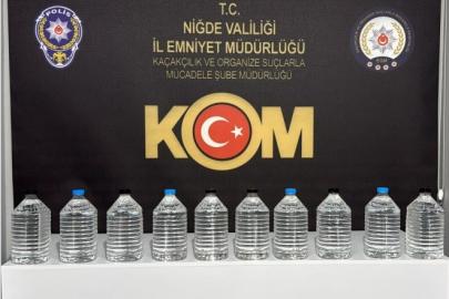Niğde’de kaçak tütün ve alkol operasyonu: 2 şüpheli yakalandı