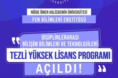 NÖHÜ’de disiplinler arası tezli yüksek lisans programı başladı