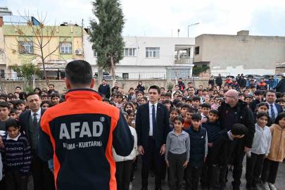 Nusaybin’de deprem tatbikatı gerçekleştirildi