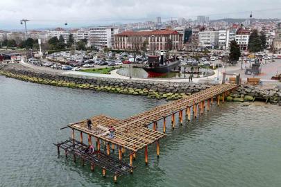 Ordu’da Ay Işığı İskelesi yenileniyor