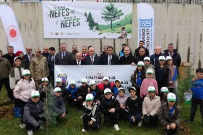 Ordu’da fidanlar topraklar buluşturuldu