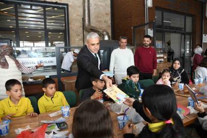 Osmaniye’de "100 Atık Pile Bir Pizza" projesine miniklerden destek