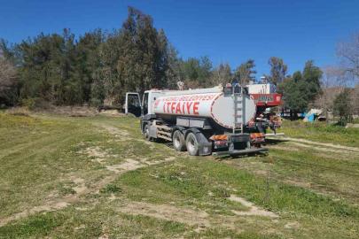 Osmaniye’de çıkan orman yangını büyümeden söndürüldü