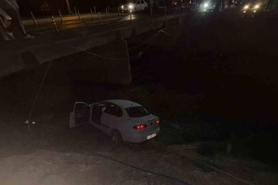 Osmaniye’de otomobil köprüden uçtu: 1 yaralı