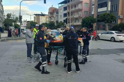 Otomobil ile motosiklet çarpıştı: 2 yaralı