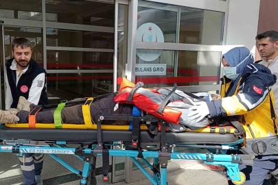 Otomobil reklam direğine çarptı:3 yaralı