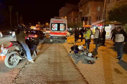 Payas’ta otomobille çarpışan motosikletin sürücüsü yaralandı