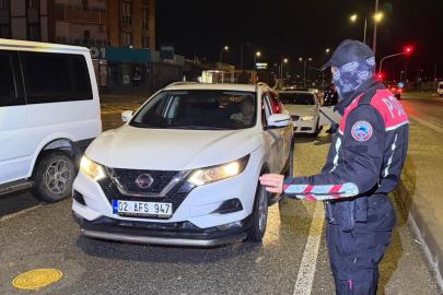 Polislerden sıkı denetim