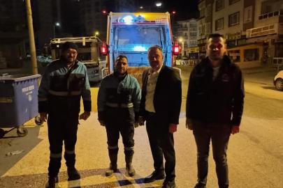 Pursaklar Belediyesi, temizlik için 24 saat sahada