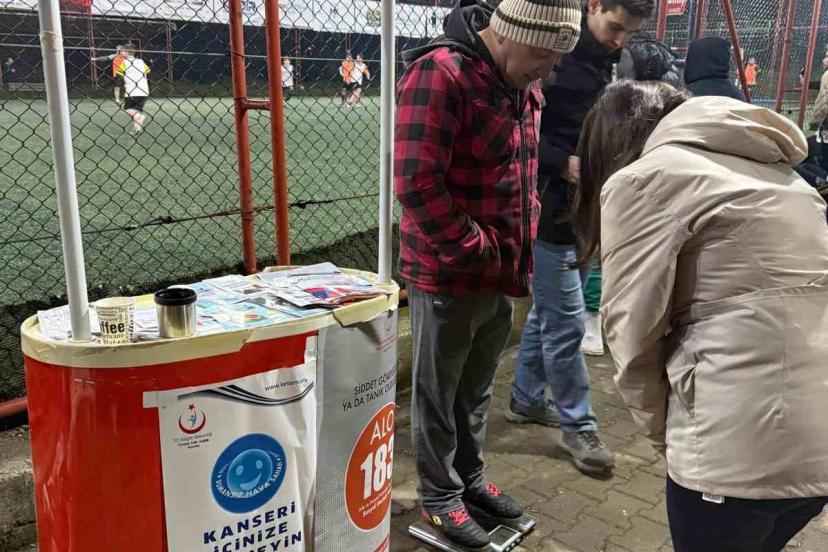 Ramazan turnuvasında sağlık standı