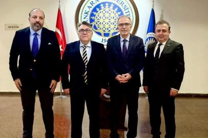 Rektör Özölçer’den Ankara Üniversitesi Rektör Yardımcısı Uzun’a Hayırlı Olsun ziyareti