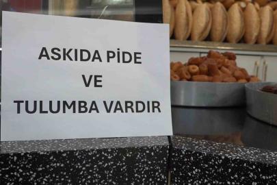 Rize’de askıda ekmek, pidenin ardından askıda tulumba kampanyası başladı