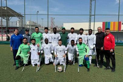 Şahinbey Ampute futbol takımı Türkiye Kupası’nda çeyrek finalde