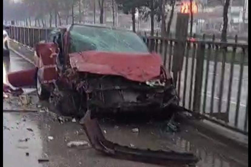 Samsun’da otomobil ile tır çarpıştı: 1 yaralı