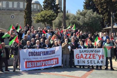 Samsun’dan Gazze’ye bin selam