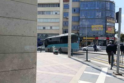 Şanlıurfa’da özel halk otobüsünün çarptığı kişi yaralandı