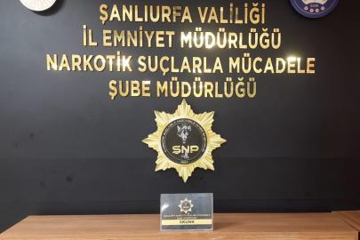 Şanlıurfa’da uyuşturucu operasyonu: 1 gözaltı