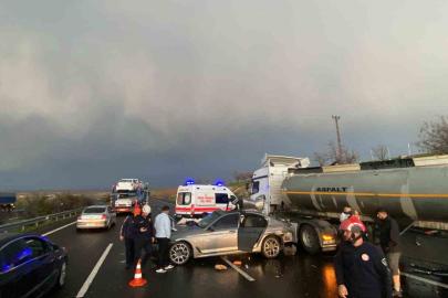 Şanlıurfa’da zincirleme trafik kazası: 1 ölü, 5 yaralı