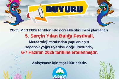 Serçin Yılan Balığı Festivali ertelendi