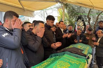 Silahlı saldırı sonucu hayatlarını kaybeden kardeşler son yolculuğuna uğurlandı