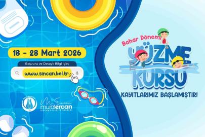 Sincan Belediyesi’nin bahar dönemi yüzme kurs kayıtları başladı, son tarih 28 Mart