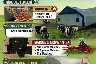 Sinoplu çiftçiye yüzde 70 hibe desteği