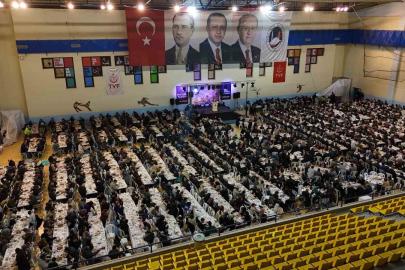 Spor salonunda 2 bin kişi iftar sofrasında buluştu