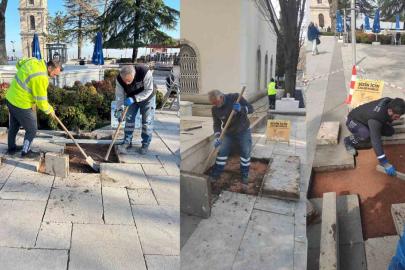 Tarihi Tophane Meydanı yenilendi