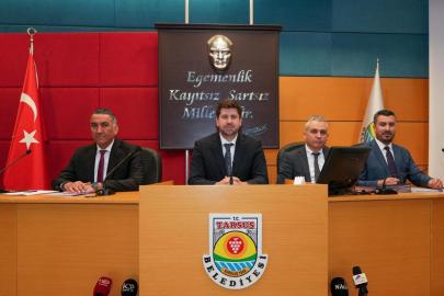 Tarsus Belediyesi Meclisinde yatırım, dayanışma ve yeni projeler öne çıktı