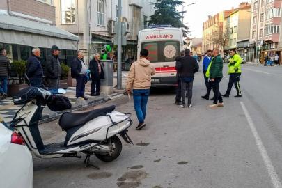 Tekirdağ’da motosiklet devrildi: 1 yaralı