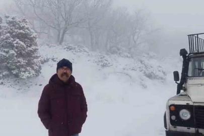 Tekirdağ’da yüksek kesimler beyaza büründü