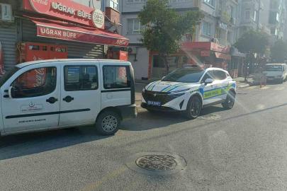 Ticari araçla çarpışan motosiklet sürücüsü yaralandı