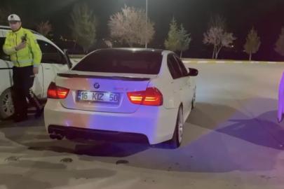 Tokat’ta abartı egzoz kullanan sürücüye ceza yağdı, araç trafikten men edildi